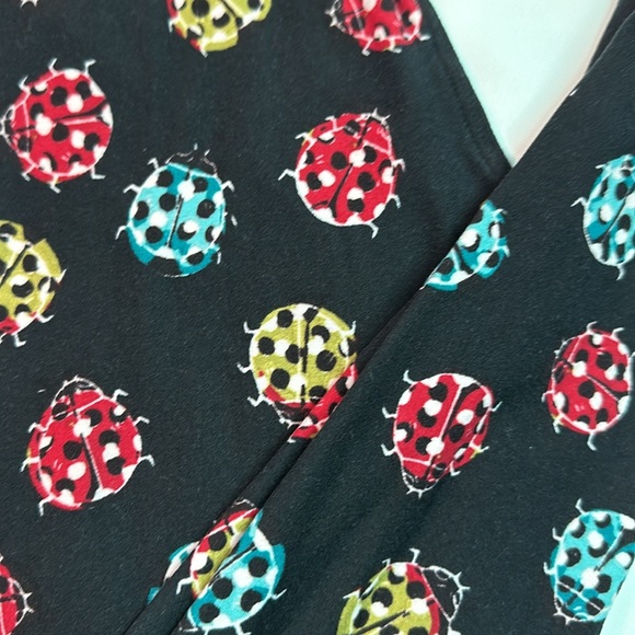 TWEEN Lularoe Legging // Multicolor Ladybug Print - Picture 2 of 3